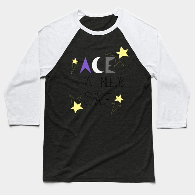 Space Ace Baseball T-Shirt by Hero75